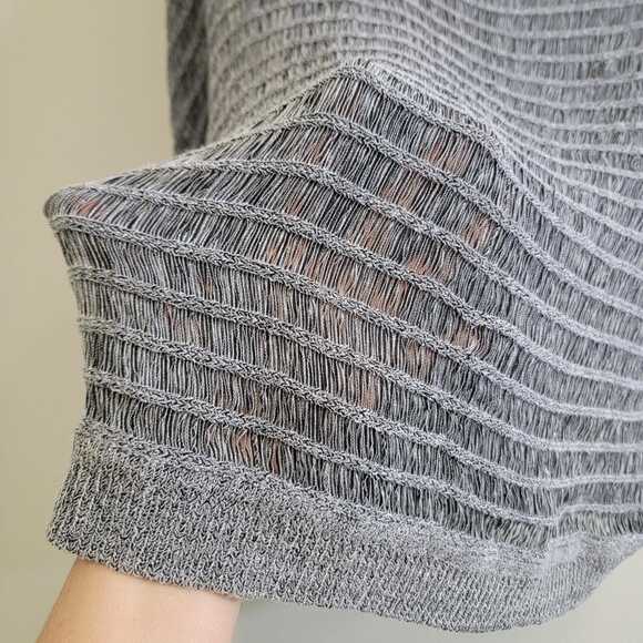 Young Fabulous and Broke Slouchy Open Knit Scoop Neck Dolman Top - Picture 5 of 7